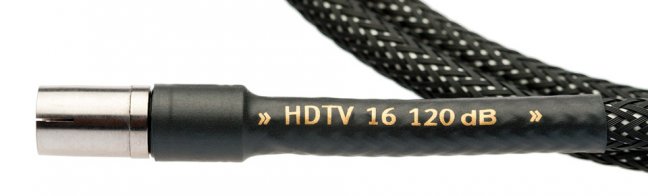Silent Wire HDTV16, 120 dB, Antennacable, white 100m
