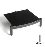 Atacama Equinox RS Single Shelf Module Hi-Fi - 195mm silver/piano black