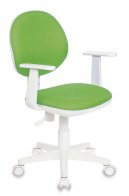 Бюрократ CH-W356AXSN/15-118 (Children chair Ch-W356AXSN l-green 15-118 cross plastic plastik белый)