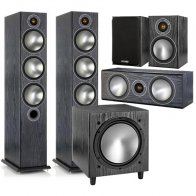 Monitor Audio Bronze set 5.1 black oak (6+1+Centre+W10)