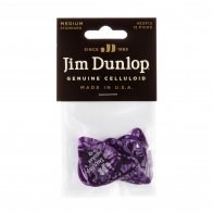 Dunlop 483P13MD Celluloid Purple Pearloid Medium (12 шт)
