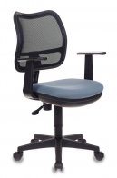 Бюрократ CH-797AXSN/26-25 (Office chair Ch-797AXSN black seatgrey 26-25 mesh/fabric cross plastic)
