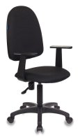 Бюрократ CH-1300/T-15-21 (Office chair CH-1300 black Престиж+ cross plastic)