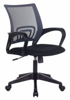 Бюрократ CH-695N/DG/TW-11 (Office chair CH-695N dark grey TW-04 seatblack TW-11 mesh/fabric cross plastic)