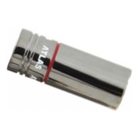 Atlas Plug Transpose red [silver core]