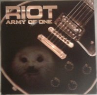Metal Blade Records Riot — ARMY OF ONE (COLLECTOR'S,LTD 200,NUMBER.,CLEAR/BLACK VIN, 2LP)