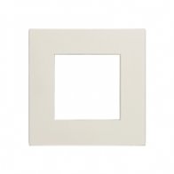 Ekinex Плата квадратная пластиковая 45х45, EK-PQP-GAA,  цвет - ледяной белый