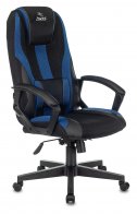 Zombie 9 BLUE (Game chair 9 black/blue textile/eco.leather cross plastic)