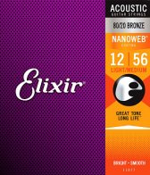 Elixir 11077 NanoWeb Light-Medium 12-56 80/20