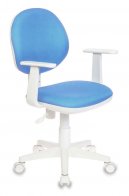 Бюрократ CH-W356AXSN/15-107 (Children chair CH-W356AXSN blue 15-107 cross plastic plastik белый)