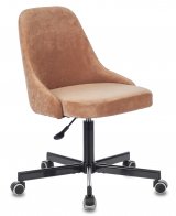 Бюрократ CH-340M/VELV90 (Office chair CH-340M light brown Velvet 90 cross metal)