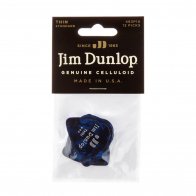 Dunlop 483P10TH Celluloid Blue Pearloid Thin (12 шт)