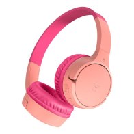 Belkin SoundForm Mini Wireless On-Ear Headphones for Kids Pink