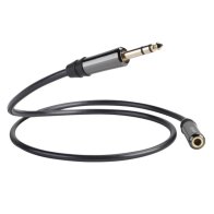 QED Performance Headphone EXT Cable (6.35mm) 1.5m