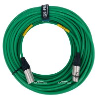 GS-PRO XLR3F-XLR3M Green 30 m