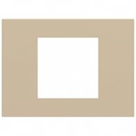 Ekinex Прямоугольная плата Fenix NTM, EK-SRS-FBL,  серия Surface,  окно 60х60,  цвет - Бежевый Луксор