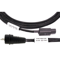 Studio Connection Black Star Power Cables IEC - Schuko 2m