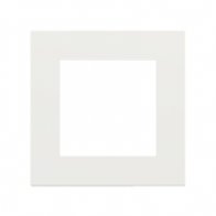 Ekinex Квадратная плата Fenix NTM, EK-SQS-FBM,  серия Surface,  окно 60х60,  цвет - Белый Мале