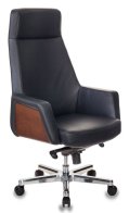 Бюрократ _ANTONIO/BLACK (Office chair _Antonio black leather cross aluminum)