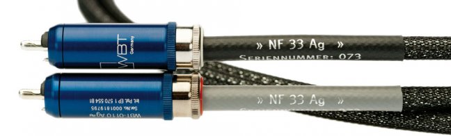 Silent Wire NF 33 Ag, SME auf RCA 1.0m