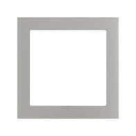 Ekinex Плата квадратная металлическая 60х60, EK-PQS-GBQ,  цвет - матовый алюминий