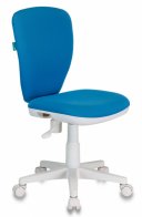 Бюрократ KD-W10/26-24 (Children chair KD-W10 blue 26-24 cross plastic plastik белый)