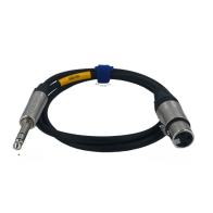 GS-PRO JackStereo-XLR3F (black) 0,5 метра