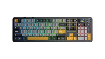AULA F108 Pro Gray-Yellow Reaper Switches