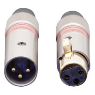 Tchernov Cable XLR Plug Classic G red male female pair