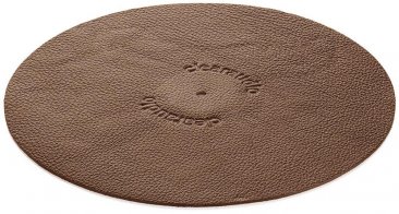 Clearaudio Leather mat brown