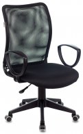 Бюрократ CH-599AXSN/TW-11 (Office chair Ch-599AXSN black TW-01 seatblack TW-11 mesh/fabric cross plastic)