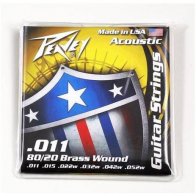 Peavey 80/20 Acoustic Brass Wound Strings 11-52