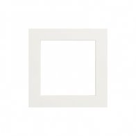 Ekinex Плата квадратная 55х55, EK-PQG-FBM,  материал Fenix NTM,  цвет - Белый Мале