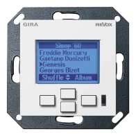 Revox M217 display GIRA System 55 (матовый белый)
