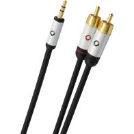 Oehlbach PERFORMANCE i-Connect jack/2RCA, 5m black, D1C60006