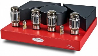 Fezz Audio Titania power amplifier Burning red