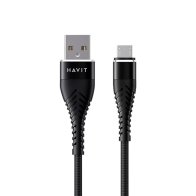 HAVIT CB706 USB-A - Micro USB BK 1m