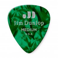Dunlop 483P12MD Celluloid Green Pearloid Medium (12 шт)