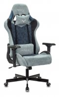 Zombie VIKING 7 KNIGHT BL (Game chair VIKING 7 KNIGHT Fabric blue textile/eco.leather headrest cross metal)