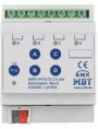 MDT technologies AMS-0416.02 KNX/EIB 4x канальный с функцией измерения тока, 230В, 16A, допустима емкостная нагрузка до 140 мкФ, до 8 сцен, логические функции, независимое подключение каналов к фазам, ручное управлени