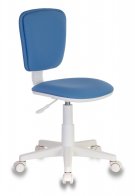 Бюрократ CH-W204NX/26-24 (Children chair CH-W204NX blue 26-24 cross plastic plastik белый)