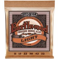Ernie Ball 2148 Earthwood Phosphor Bronze Super Light 11-15-22w-30-42-52