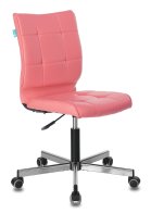 Бюрократ CH-330M/PINK (Office chair CH-330M pink Lincoln 205 eco.leather cross metal хром)