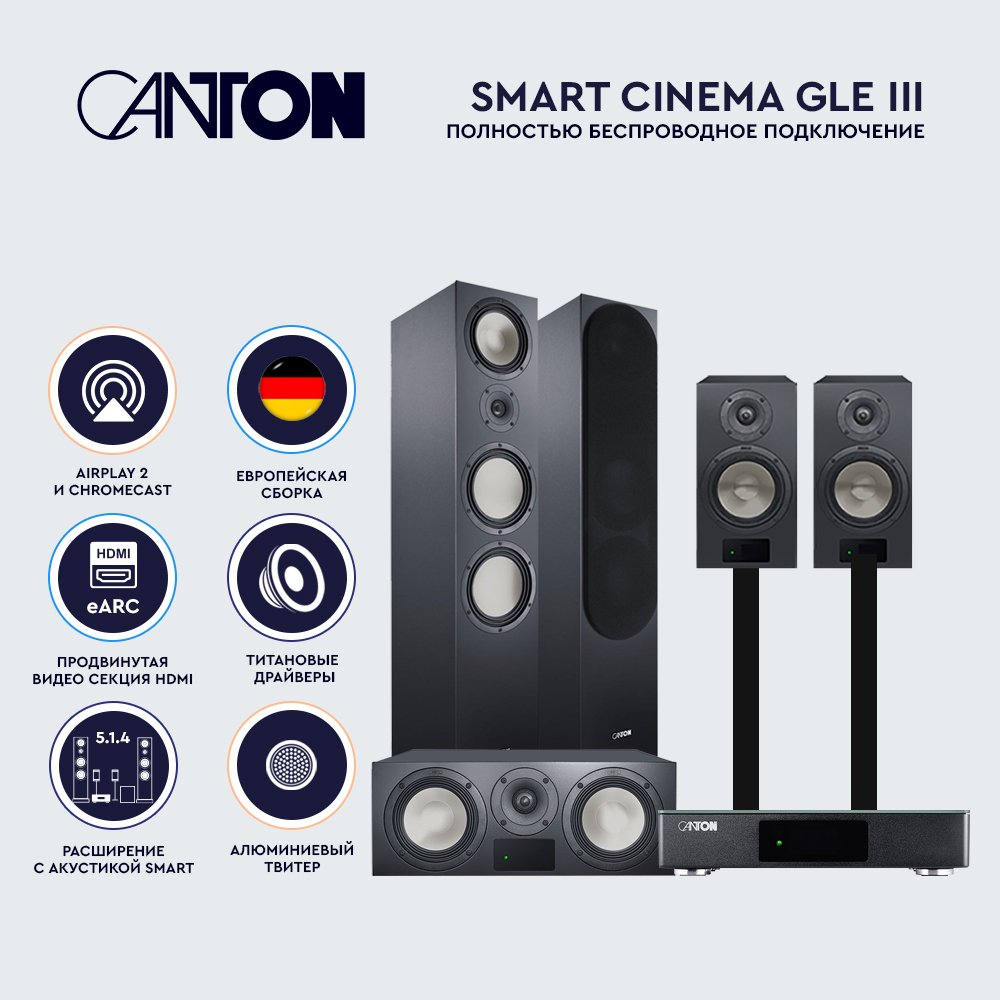 Canton Smart Cinema GLE black III