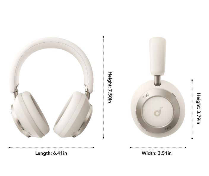 Наушники Soundcore Space One Pro Белый - Купить в Москве