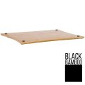 Quadraspire Q4 Large Shelf Black Bamboo