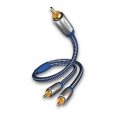 In-Akustik Premium Y-Subwoofer Cable Y-Sub RCA-2RCA 5.0m #0040805