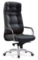 Бюрократ _DAO/BLACK (Office chair _DAO black leather cross aluminum)