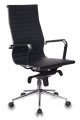 Бюрократ CH-883MB/BLACK (Office chair CH-883MB black eco.leather cross metal хром)