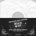 ROCK ON WALL 10 X LP 12 INCH PAPER INNER SLEEVE EDGED INCL CENTER HOLE - WHITE - ROCK ON WALL